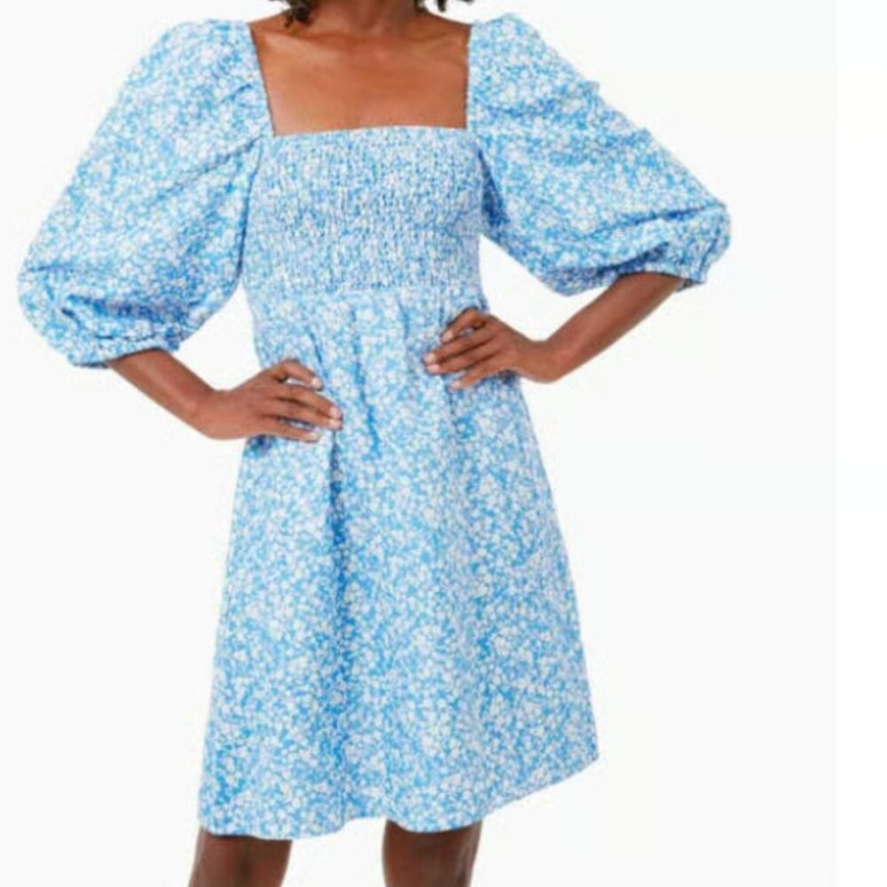 Tuckernuck x Cameron Wimberly Eubanks Blooms on Broad Annie Smocked Dress, Small